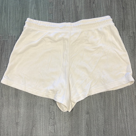 Lou & Grey LOFT Cream Drawstring Shorts - Size L - Picture 6 of 9